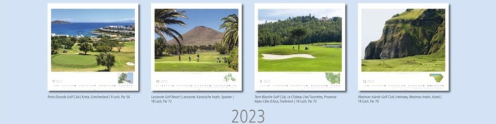 Golfkalender 2023 (photo by Athesia Verlag / Weingarten)