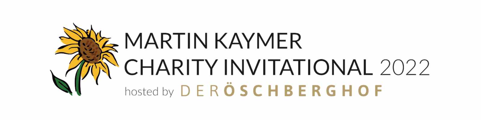 Das Logo des Martin Kaymer Charity Invitational 2022 (photo by Martin Kaymer Helianthus Stiftung)