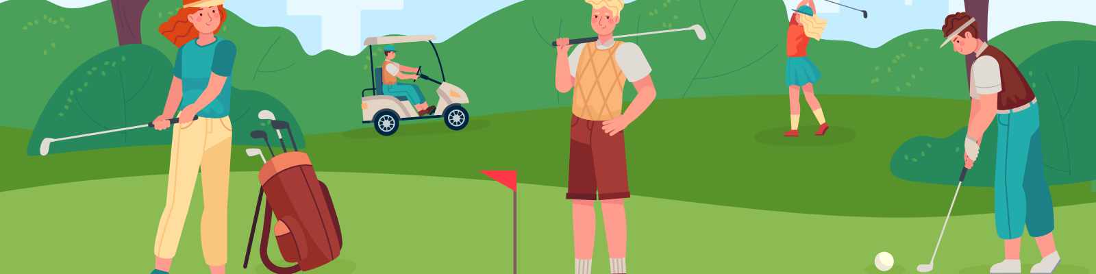 Golfer auf den Grün (photo by Tartila / Shutterstock.com)