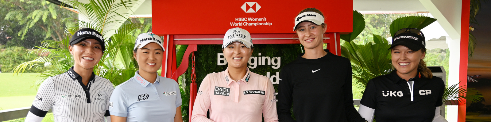 Lydia Ko, Minjee Lee, Jin Young Ko, Nelly Korda und Brooke Henderson (Photo by Ross Kinnaird/Getty Images)
